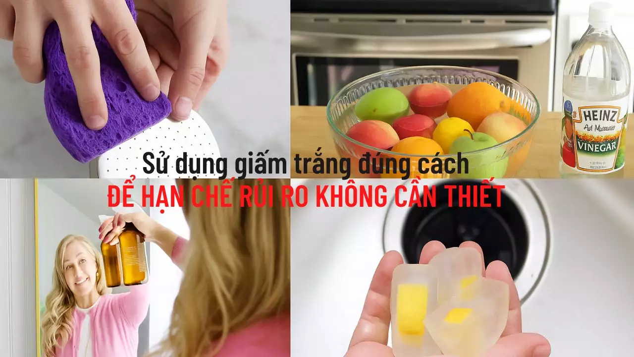 Sức Mạnh Đa Năng Của Giấm Trắng: Hướng Dẫn Vệ Sinh An Toàn & Hiệu Quả