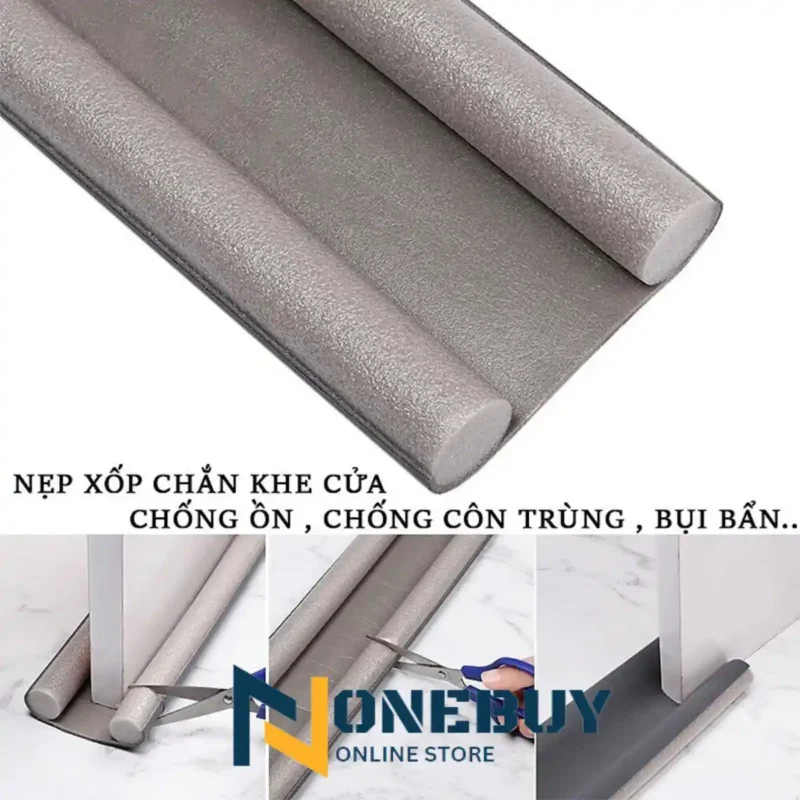 Thanh chặn cửa miếng chặn khe cửa đa năng 95cm