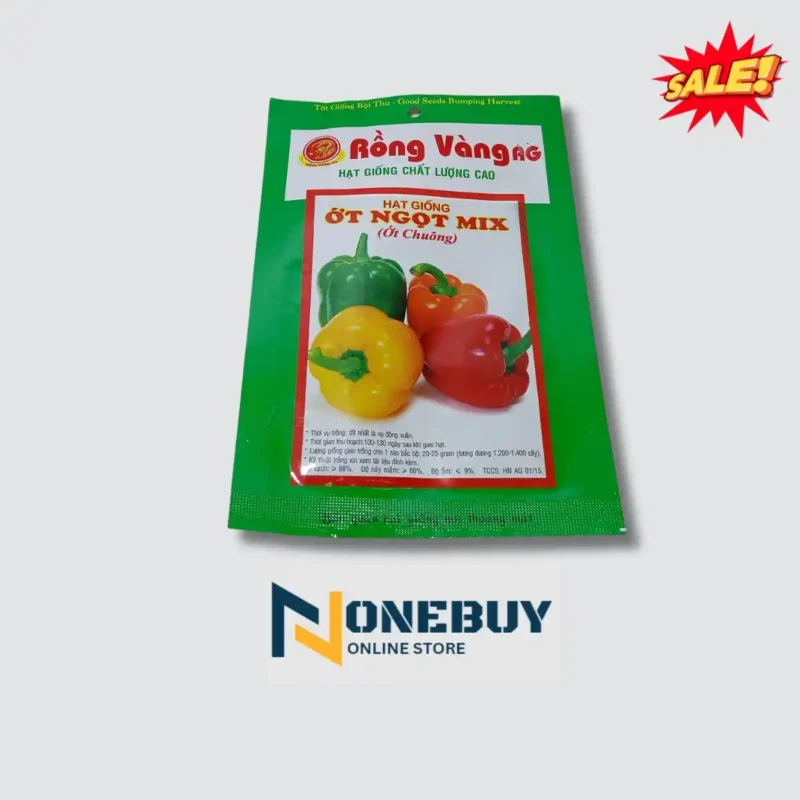 Hạt giống ớt ngọt(chuông)-Rồng vàng