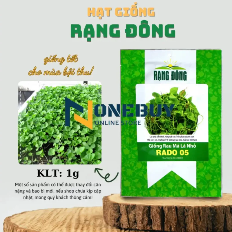 Hạt giống Rau Má Lá Nhỏ-Rạng đông