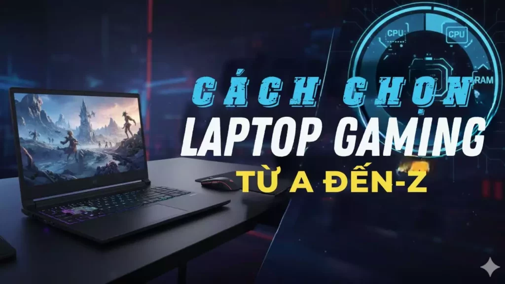 Cách chọn laptop gaming toàn tập từ A đến Z